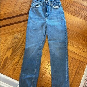 Abercrombie & Fitch Blue Straight Leg Jeans